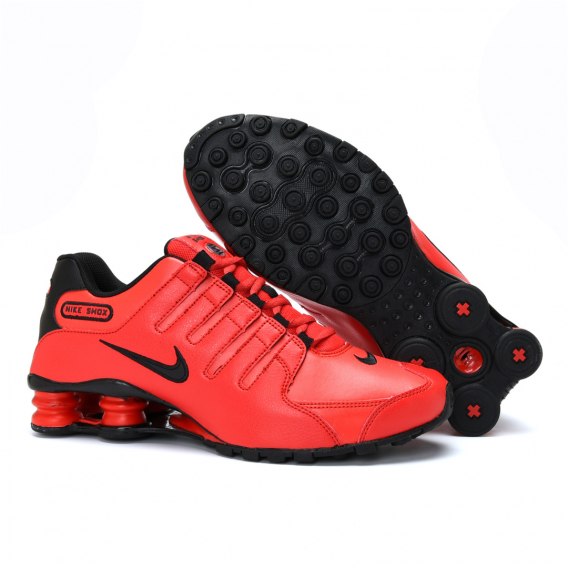 red nike shox mens